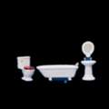 Buy Miniature Bathroom Furniture For Your Dollhouse Today