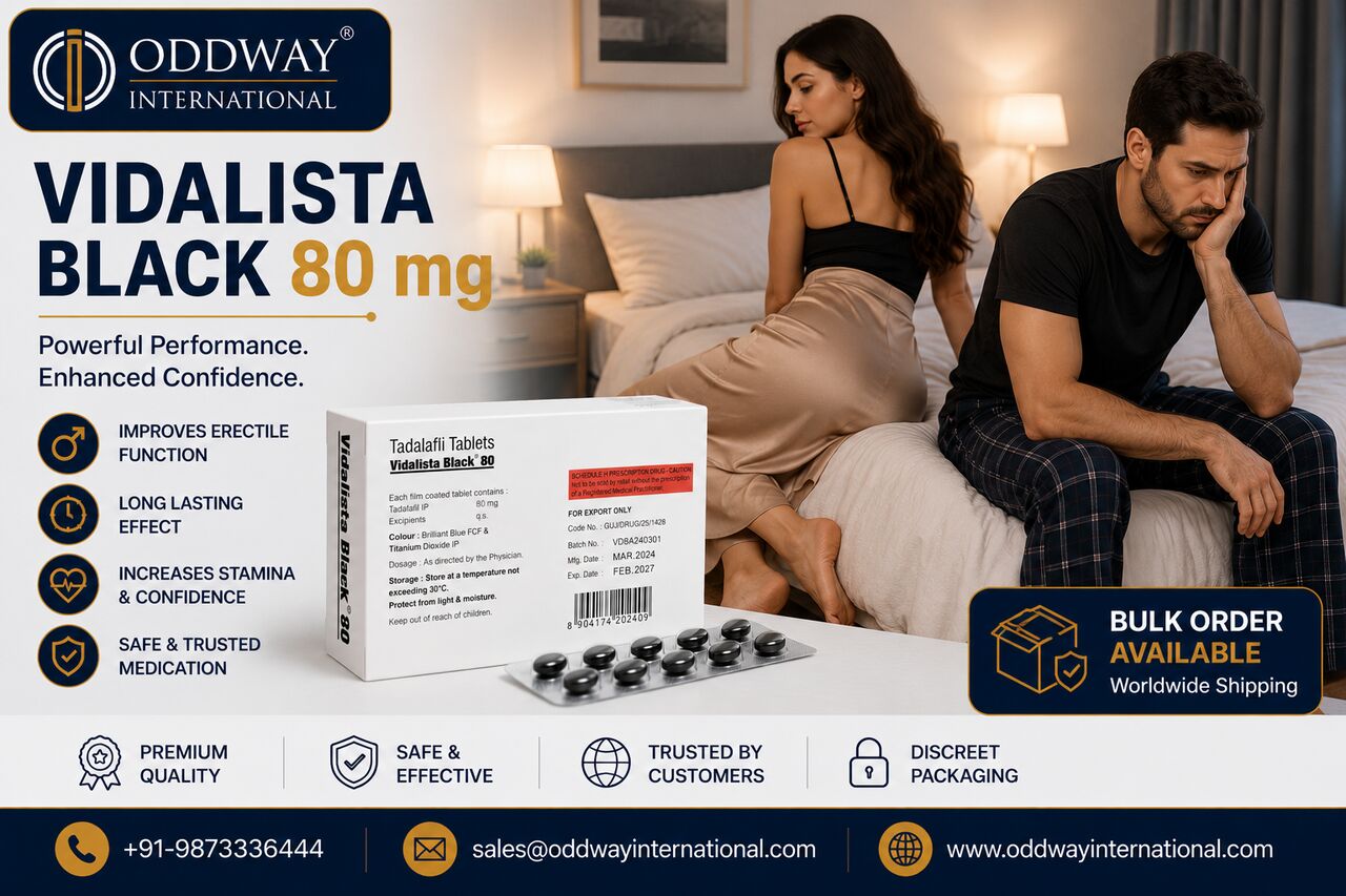 Dallas, Health & Beauty Items, Buy Vidalista Black 80mg For USA Wholesale Inquiry - Oddway Supply