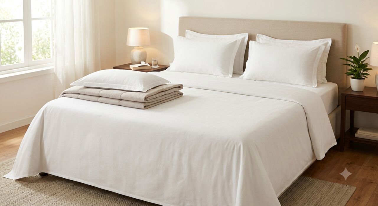 Mumbai, Household Items, INR 1499,  Theindiglobal Super King Size Cotton Bedsheet &ndash; Premium 100% Cotton, Soft & Breathable