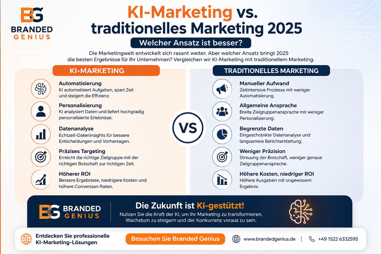 Berlin, Free Items, KI-Marketing Vs. Traditionelles Marketing 2025 | Welcher Ansatz Ist Besser?