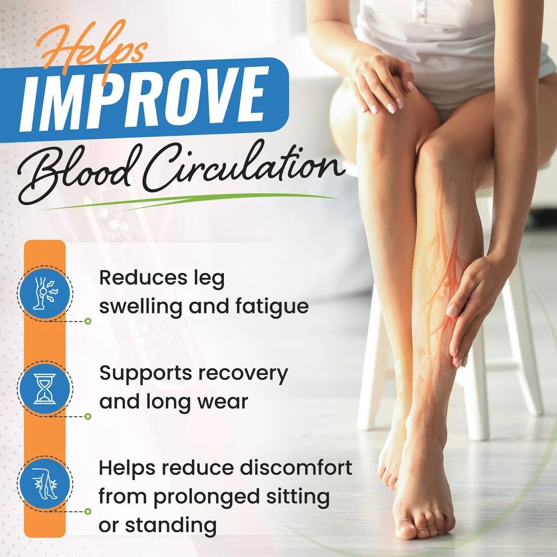 Los Angeles, Health & Beauty Items, USD 11,  SNUG360 Anti-Embolism TED Socks Knee High 15-20 MmHg - Recovery Leg Support