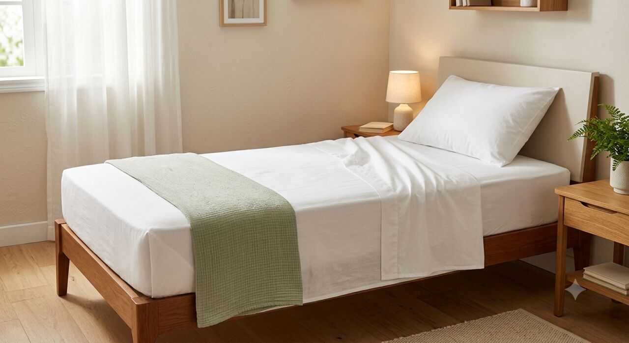 Mumbai, Household Items, INR 1499,  Single Bed Cotton Bedsheet &ndash; Lightweight, Soft & Comfortable