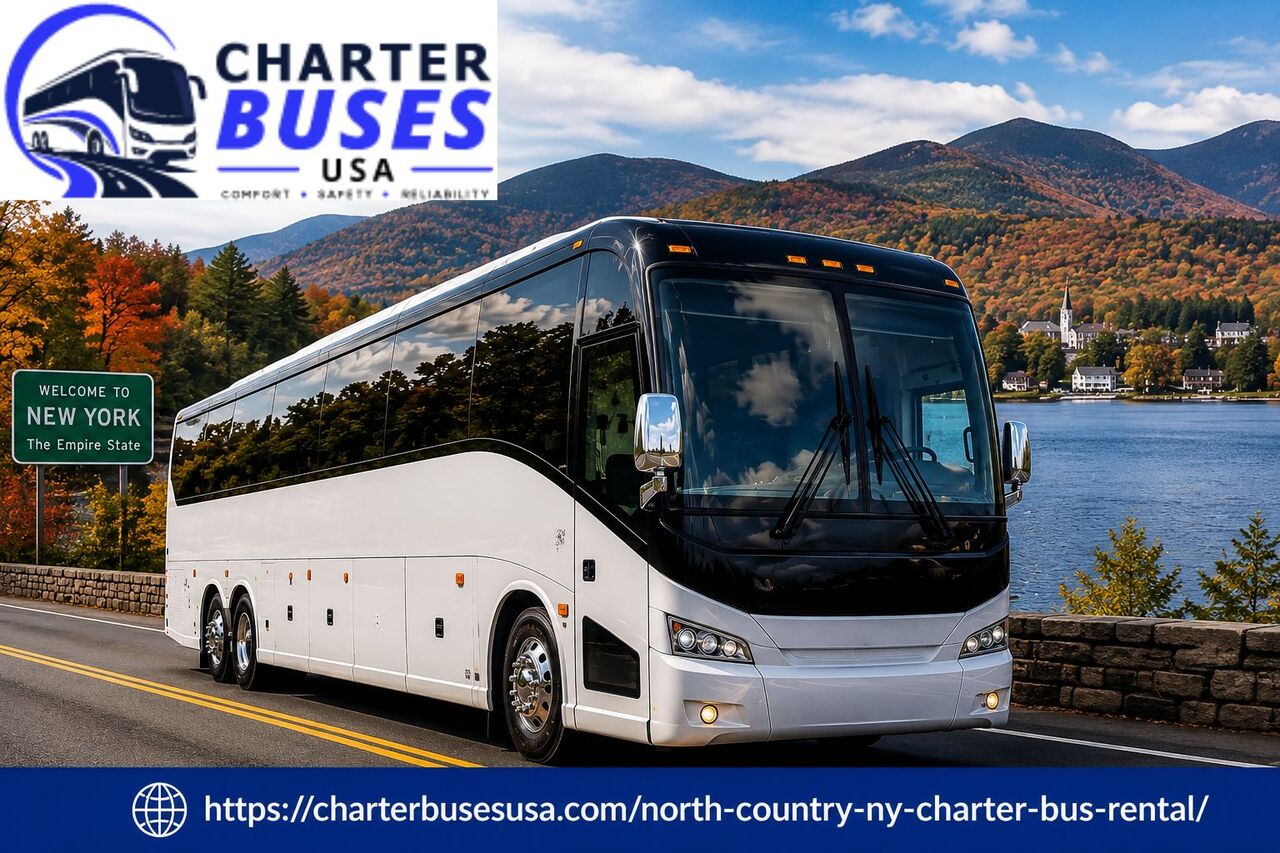 New York, Travel, North Country NY Charter Bus Rental For Comfortable Group Travel