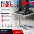 Base Plate Anchors For Secure Industrial Fixing