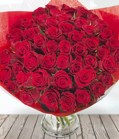 Birmingham, Delivery, 50 Red Roses Delivery For Luxury Floral Gifts