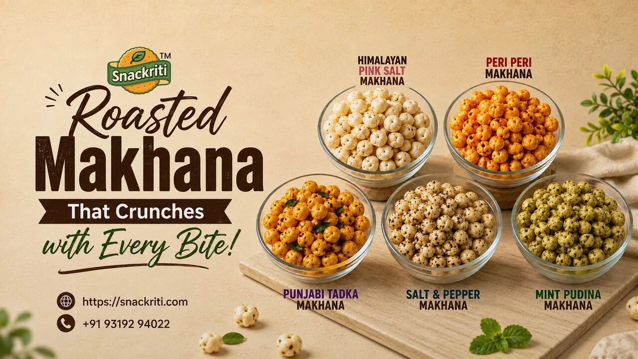 Mumbai, Food, INR 100,  Roasted Makhana High Protein Snack For Gym Lovers