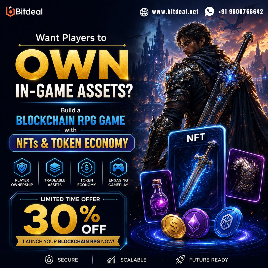 Dubai, Business, Want Players To Own In-Game Assets? Build A Blockchain RPG Game With NFTs & Token Economy