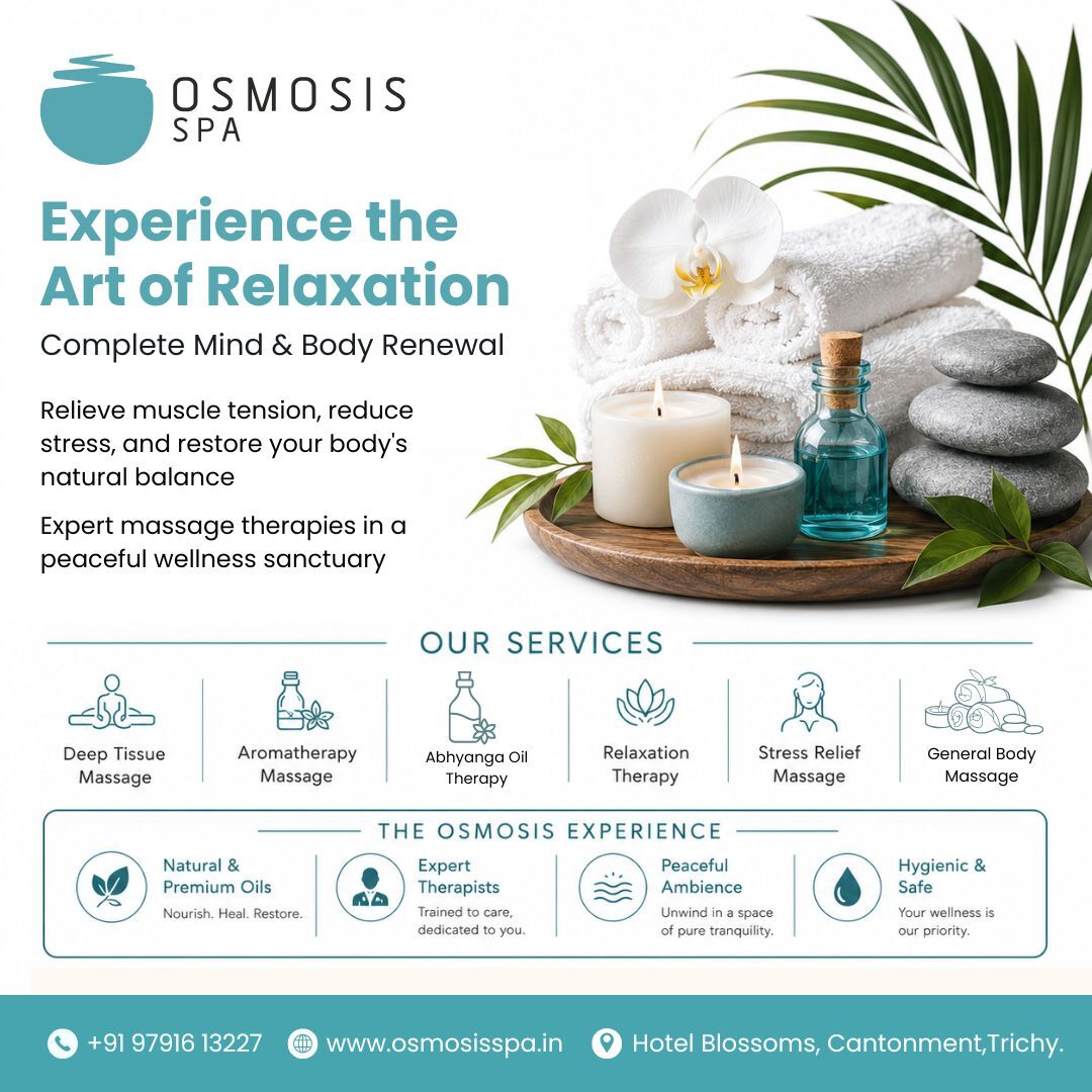 Chennai, Health, Body Massage Trichy &ndash; Expert Spa For Mind & Body Relaxation