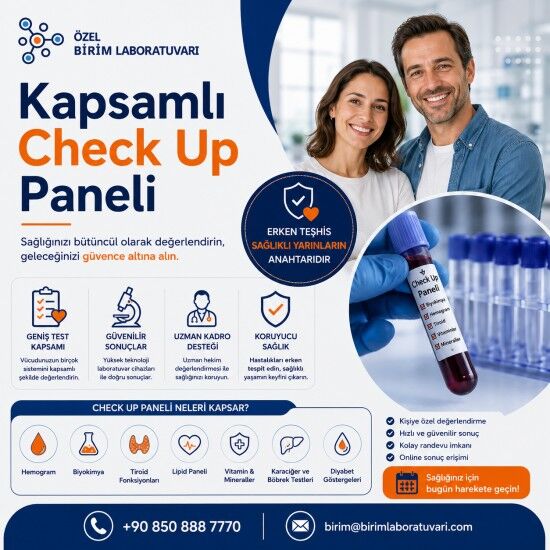 Istanbul, Health, Kapsamlı Check Up Paneli
