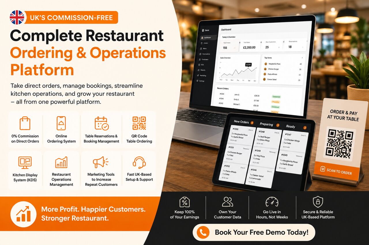 London, Food & Drink, Looking For The Right Restaurant Online Ordering System?