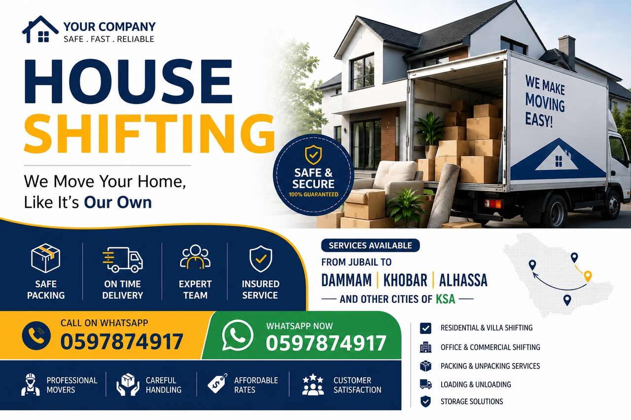 Dammam, Labor/Moving, House 🏡 Shifting/Furniture Fixing & Unfixing/Loading & Unloading/0597874917