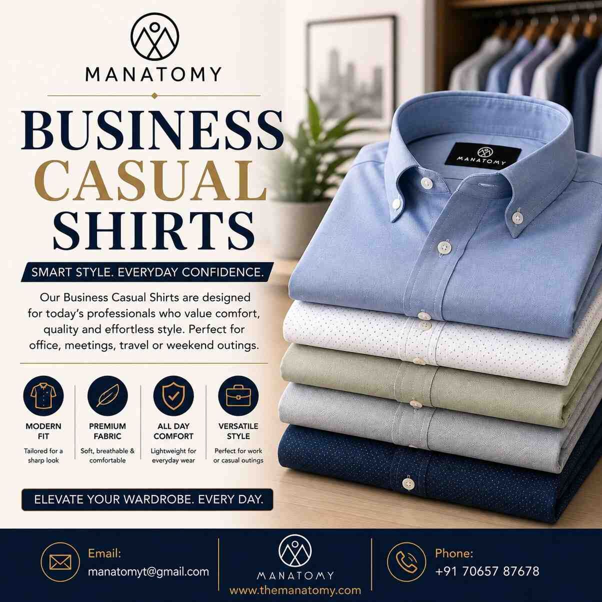 New York, Business Partners, Business Casual Shirts
