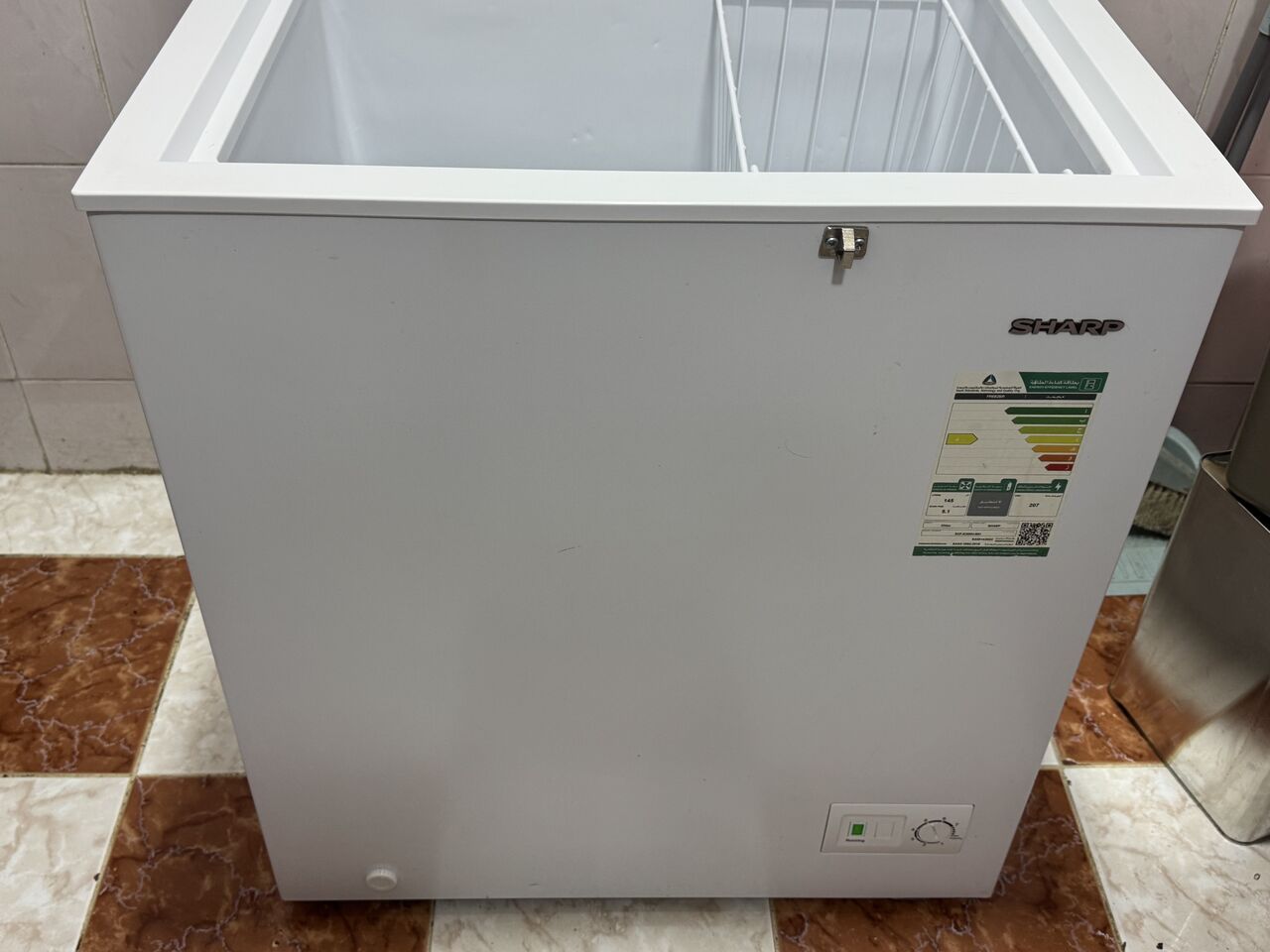 Jeddah, Electronics, SAR 750,  Sharp 145liter Chest Freezer Box Included