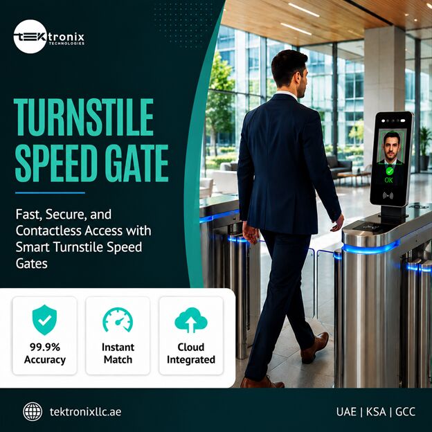 Dubai, Computer, Turnstile Speed Gates For High-Security Environments In UAE
