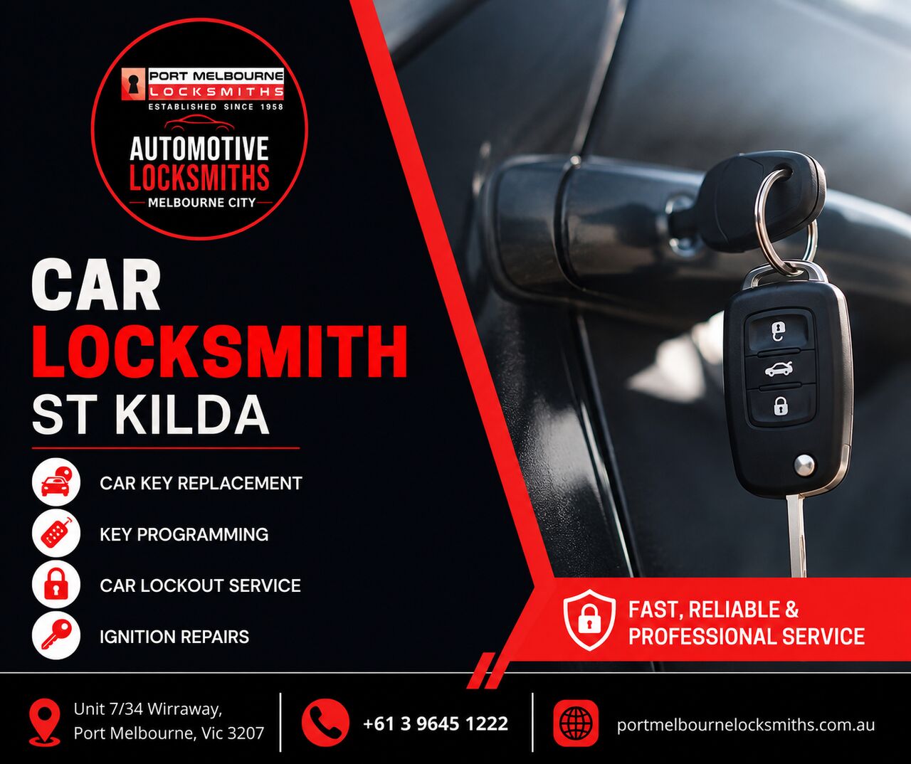 Melbourne, Automotive, Locksmiths St Kilda
