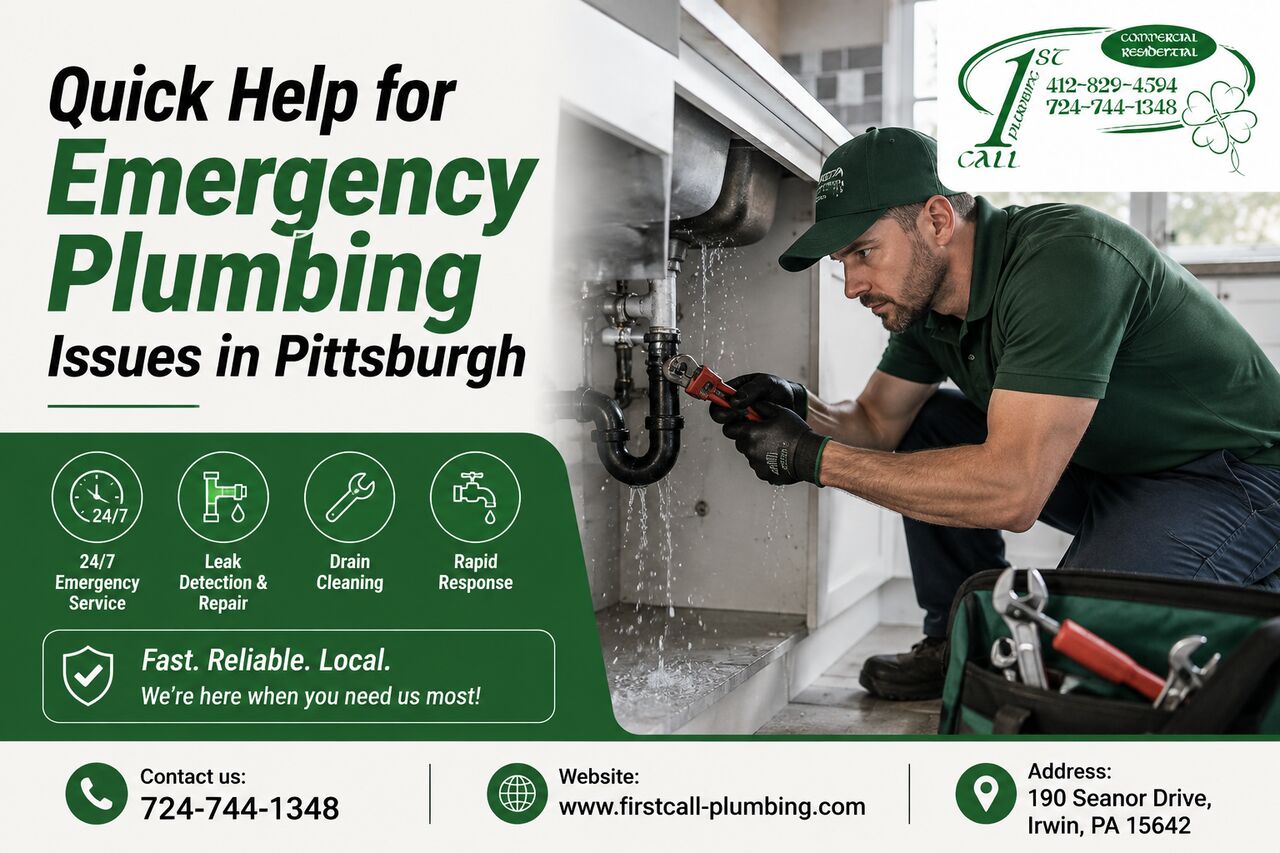 New York, Business, Quick Help For Emergency Plumbing Issues In Pittsburgh