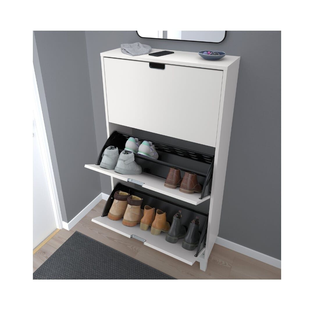 Jeddah, Household Items, SAR 450,  SAR 450, Shoe Rack - Classy & Elegant -Brand New IKEA With 3 Compartment - 20 Pair