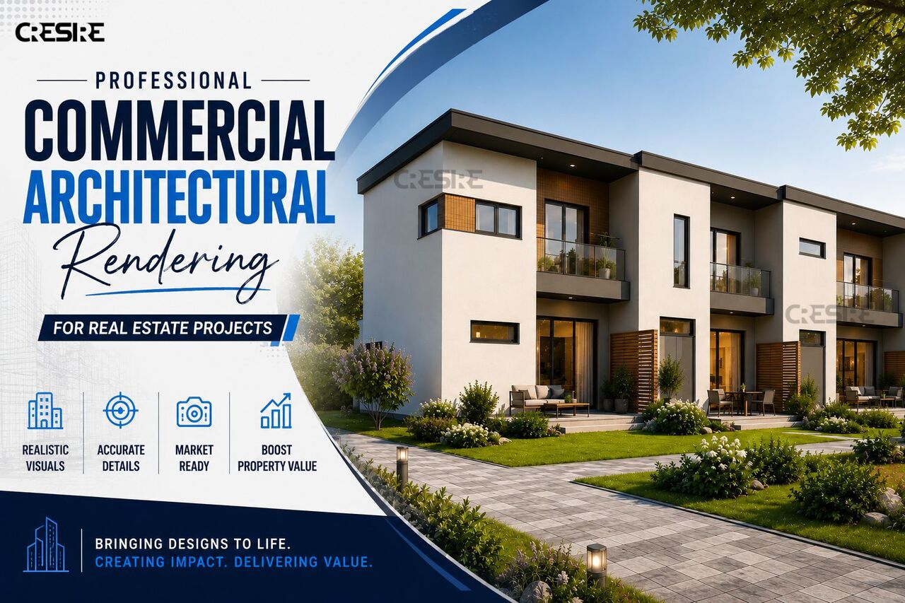 New York, Business, Professional Commercial Architectural Rendering For Real Estate Projects