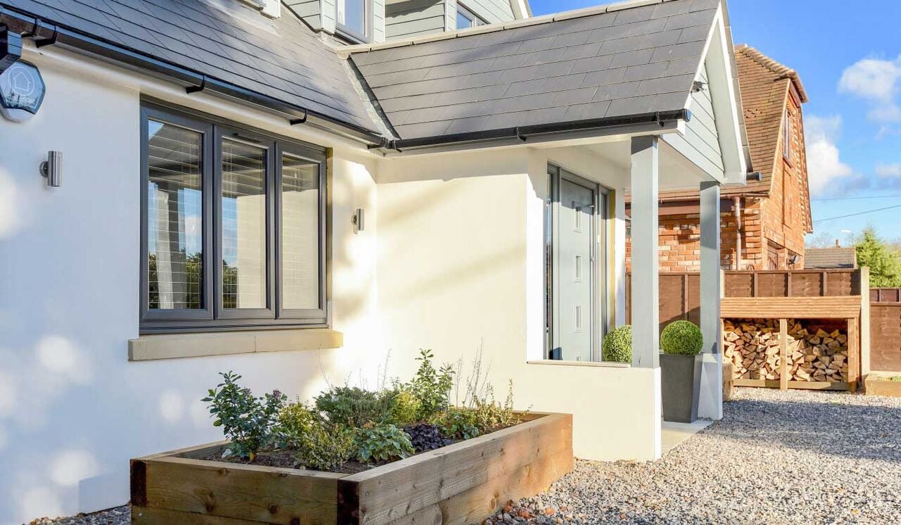 London, Heavy Equipment, Coloured Windows That Let Your Home Stand Out
