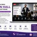 Virtual & Hybrid Town Hall Meeting Software | StreamPurple