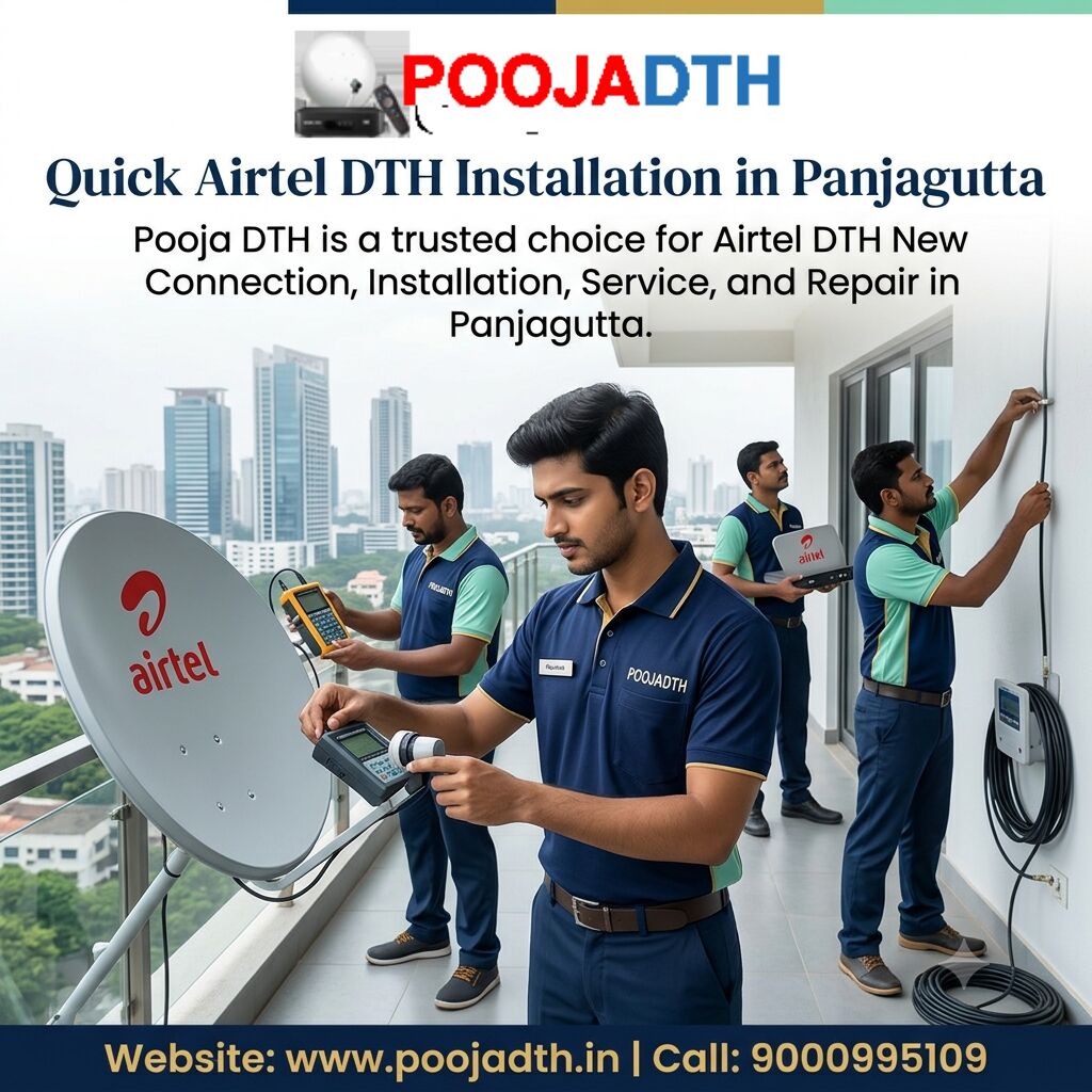 Mumbai, Television, Quick Airtel DTH Installation In Panjagutta
