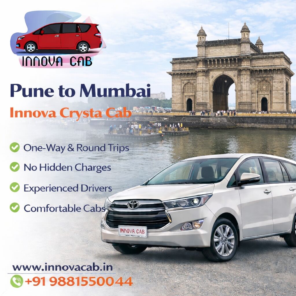 Pune, Travel, Pune To Mumbai Innova Crysta Cab