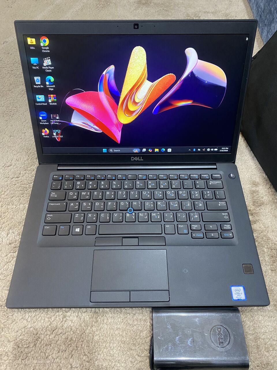 Riyadh, Computers, SAR 700,  Dell I7-2.90GHz,8GB,256GB,Screen 14&rdquo;Full HD,Original Charger