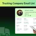 Find Verified Trucking Company Email List Today