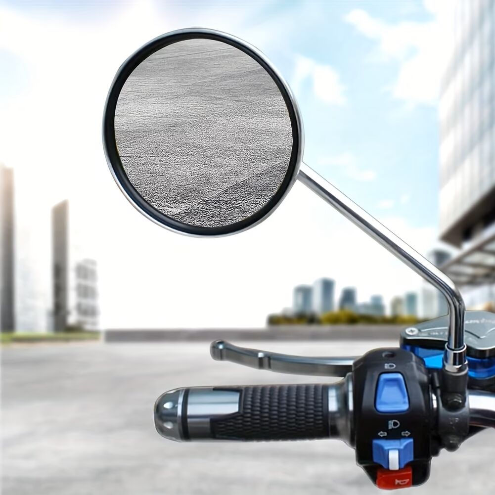 Al Manar, Motorcycles, SAR 60,  High-Quality Metal Motorcycle Mirrors &ndash; Silver