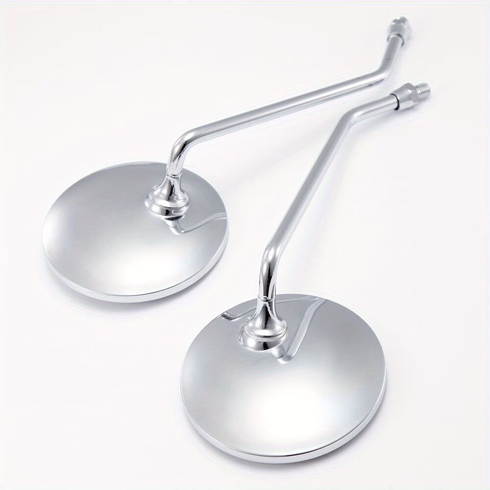 Al Manar, Motorcycles, SAR 60,  High-Quality Metal Motorcycle Mirrors &ndash; Silver