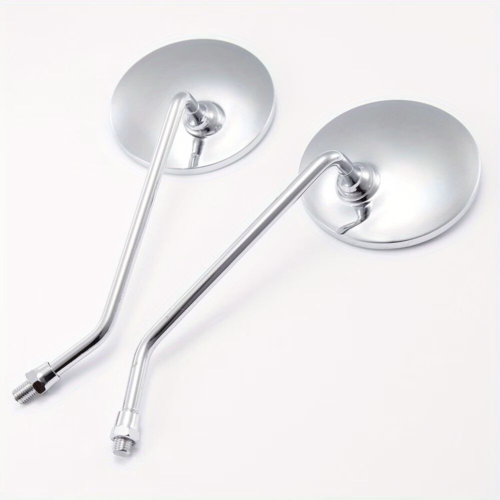 Al Manar, Motorcycles, SAR 60,  High-Quality Metal Motorcycle Mirrors &ndash; Silver