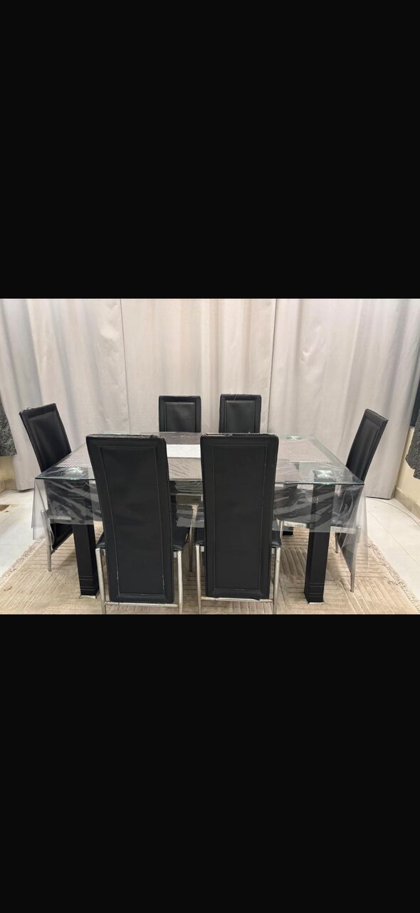 Jeddah, Furniture, SAR 1500,  Dining Table, Side Board, Bedroom Set With Bed, Mattress, Dresser, Closet