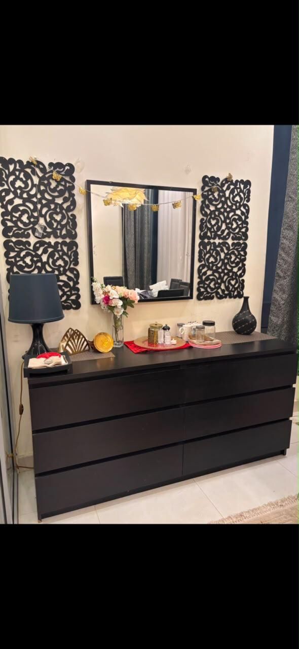 Jeddah, Furniture, SAR 1500,  Dining Table, Side Board, Bedroom Set With Bed, Mattress, Dresser, Closet