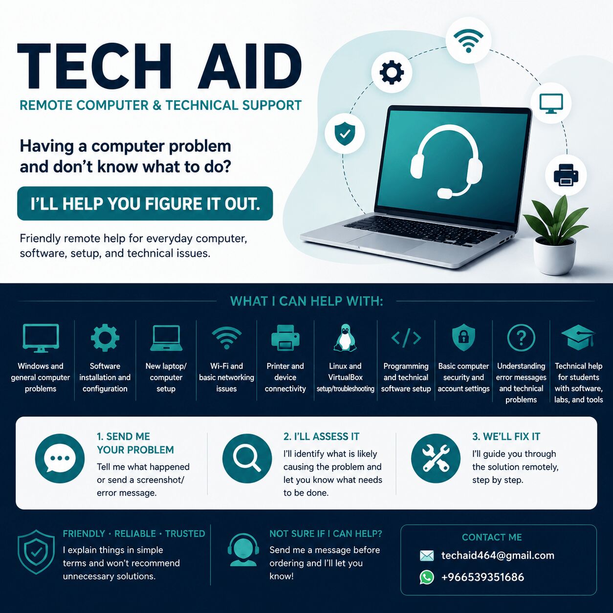 Riyadh, Technical, Remote Computer & Technical Help