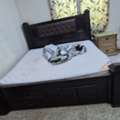 SAR 200,  Wooden Single Bed White Color 200sr