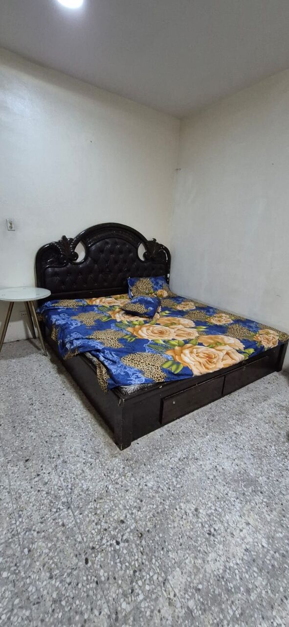 Jubail, Furniture, SAR 200,  Wooden Single Bed White Color 200sr