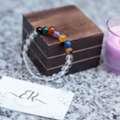 INR 799,  7 Chakra Bracelet With Natural Quartz Crystal Balance