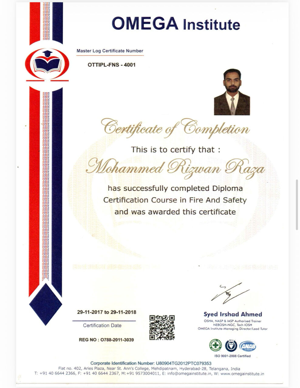 Yanbu, Job Seekers, HSE OFFICER | SAFETY OFFICER | NEBOSH IGC CERTIFIED
