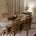SAR 1600,  Dining Room Furniture Set For Sale❗️❗️Elegant Wooden Dining Set + Matching Display Cabinet