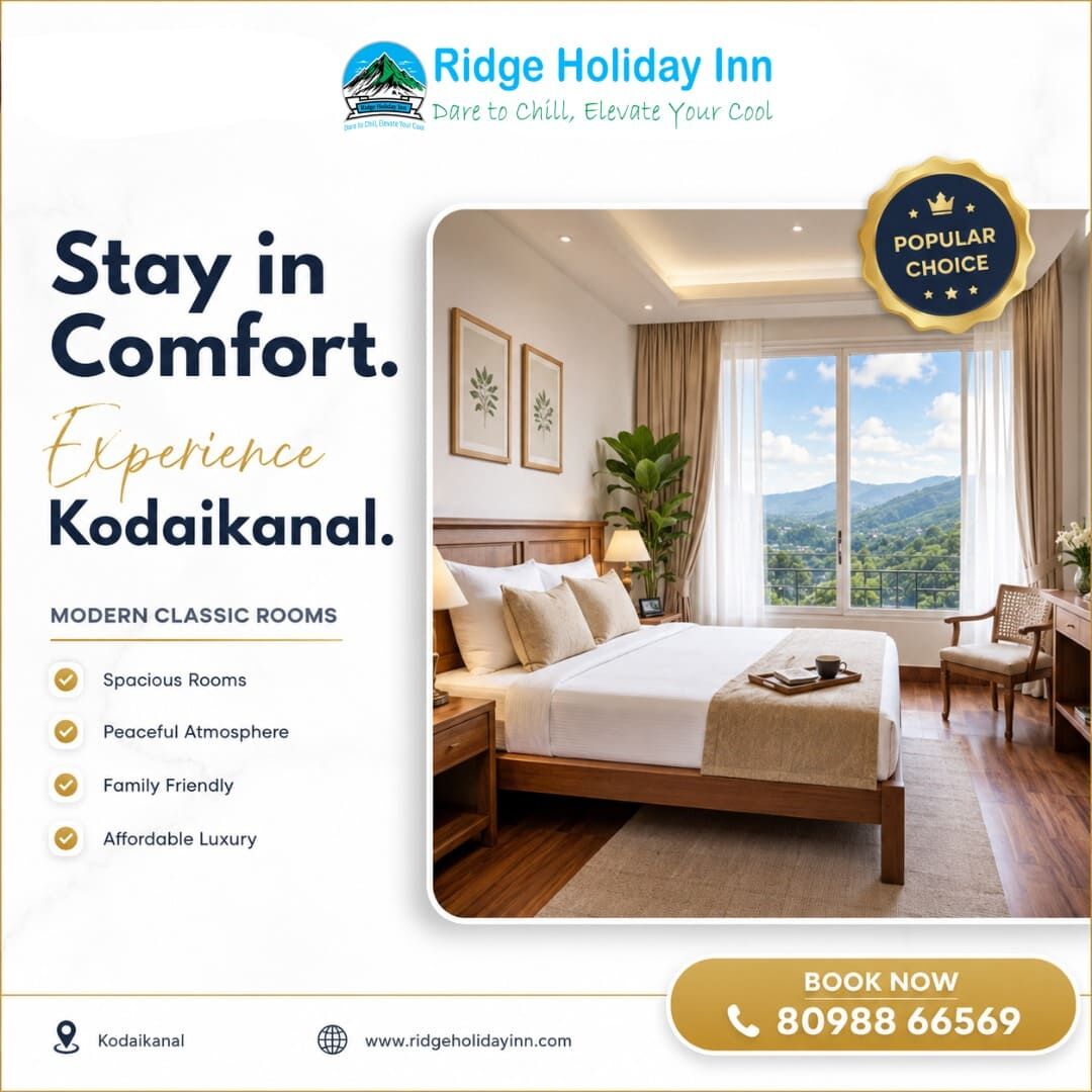 Mumbai, Travel, Family-Friendly Hotel In Kodaikanal Near Tourist Attractions