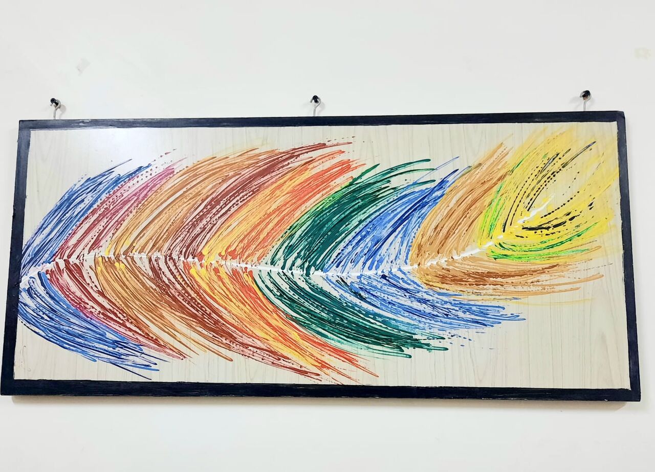 Jubail, Household Items, SAR 60,  100% Hand-Painted Rustic Wood Board Art &ndash; Unique Home Decor