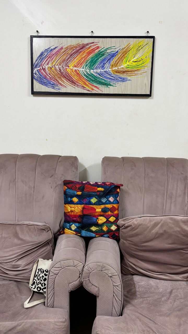Jubail, Household Items, SAR 60,  100% Hand-Painted Rustic Wood Board Art &ndash; Unique Home Decor