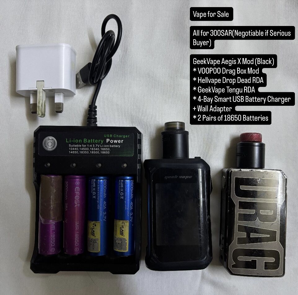 Riyadh, Electronics, SAR 300,  Vape For Sale 300SR (Negotiable If Serious Buyer)