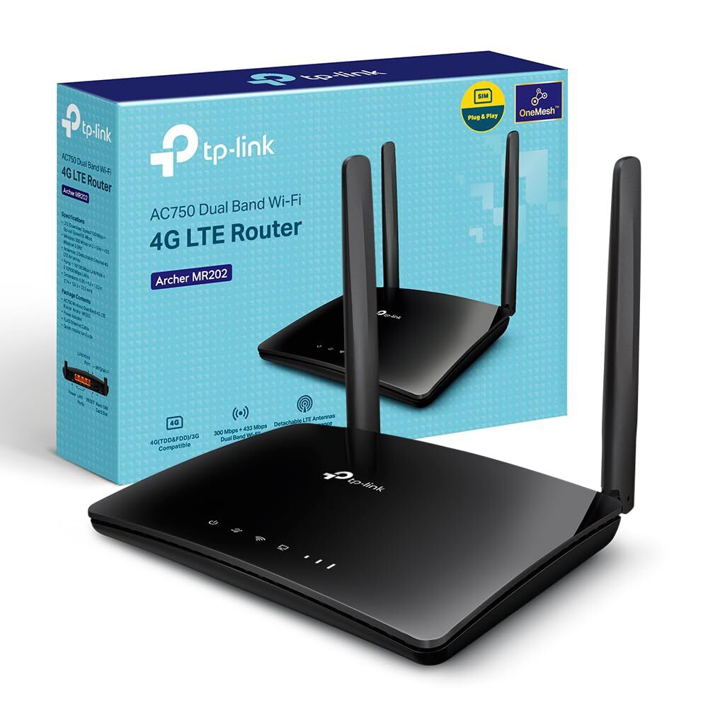 Manama, Electronics, BHD 25,  TP-Link Archer MR202 AC750 Wireless Dual Band 4G LTE Router