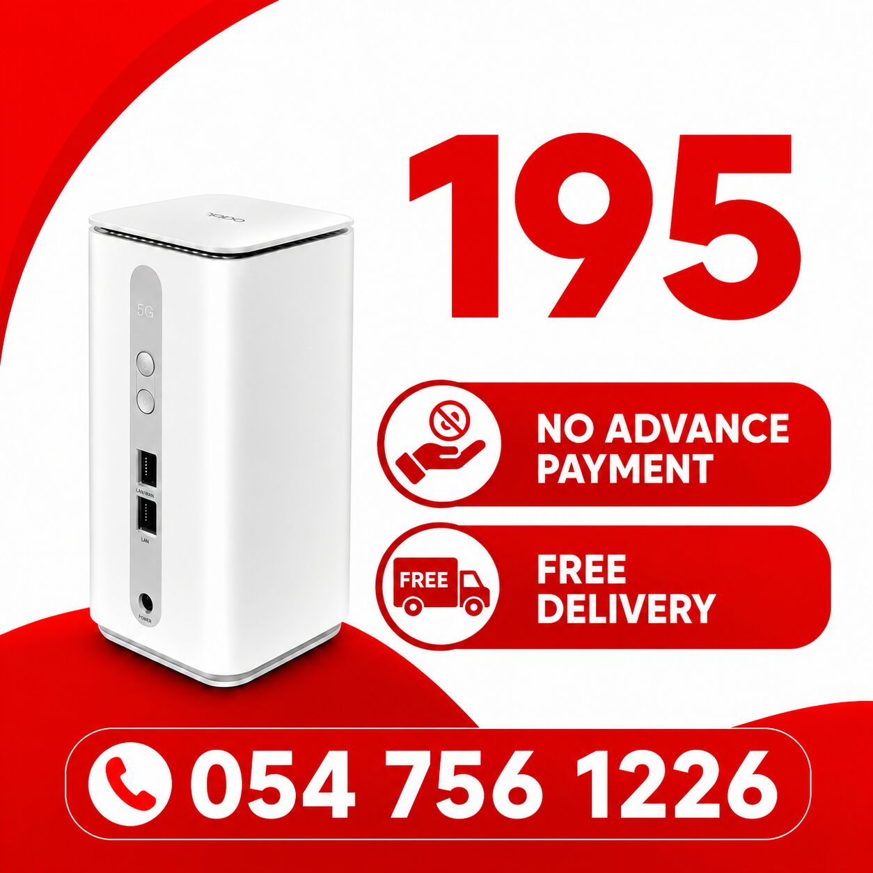 Abu Dhabi, Electronics, AED 195,  Etisalat Home Wifi Internet