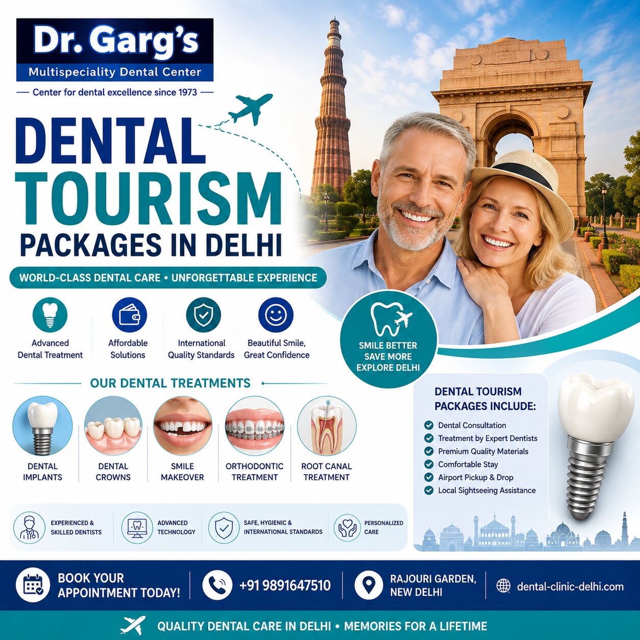 New Delhi, Dental, Dental Tourism Packages Cost In Delhi | Dr. Garg&rsquo;s Multispeciality Dental Center