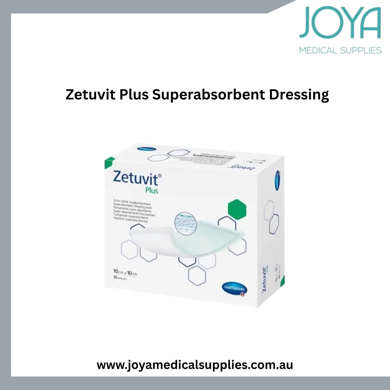 Sydney, Health & Beauty Items, Zetuvit Plus Superabsorbent Dressing - Joya Medical Supplies | Australia
