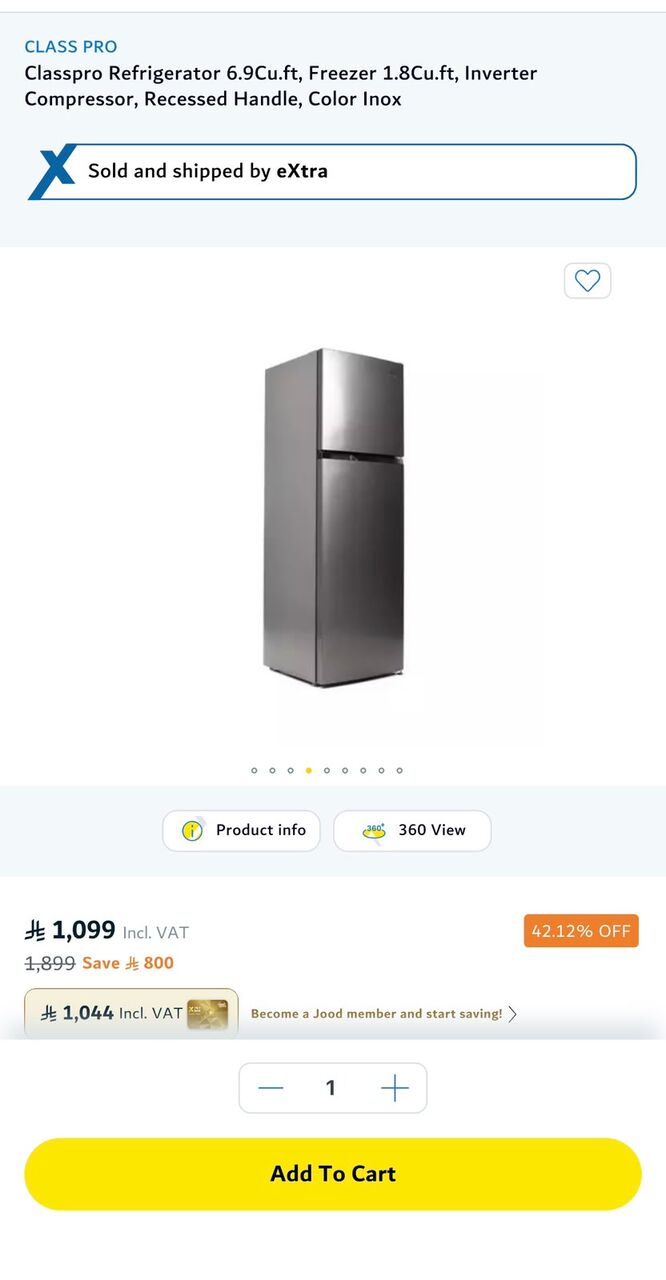 Khobar, Appliances, SAR 1000,  FRIDGE / REFRIGERATOR USED ONLY 3 DAYS URGENT SALE