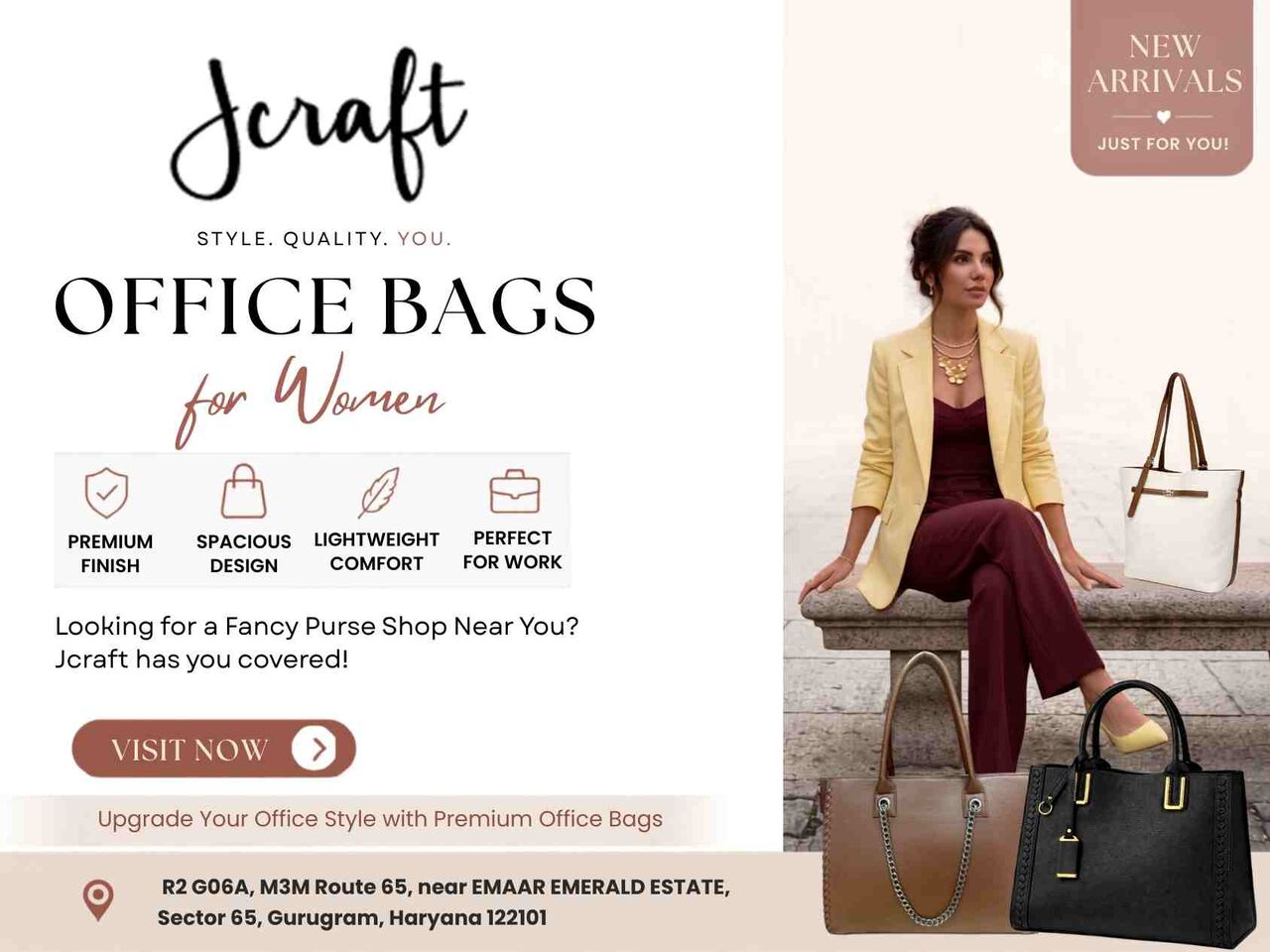 Gurugram, Clothing & Accessories, Best Bag Shop Near Me For Sling Bag Women & Premium Handbags In Gurugram
