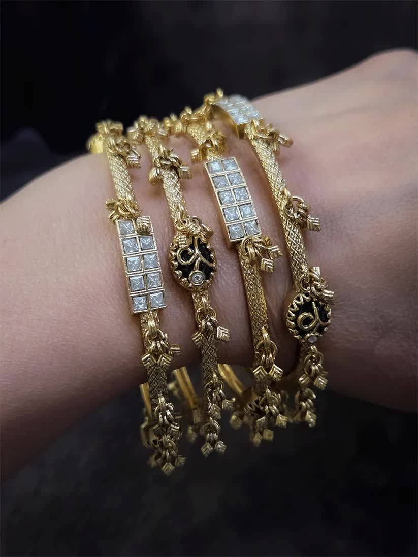 Mumbai, Jewelry, Designer Kundan Bangles & Traditional Kada Online